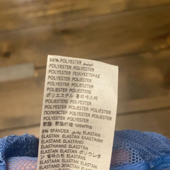 Edikted Blue Lace Corset Top Boning Goth Fairy Steampunk Bustier‎ Medium NEW - Picture 6 of 6